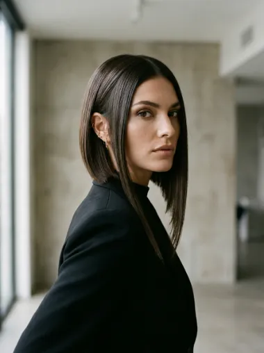Asymmetrical bob