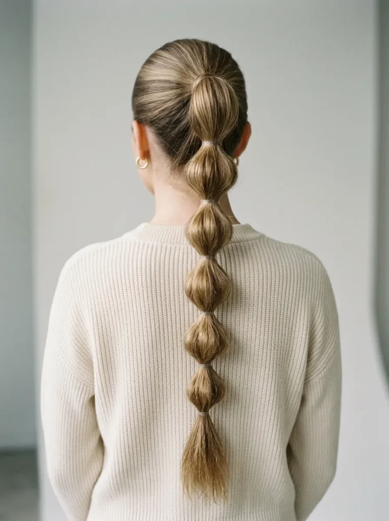 Bubble ponytail