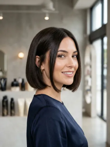 Chin length bob