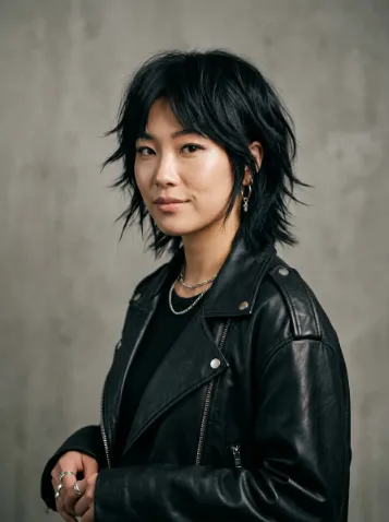Choppy layered bob