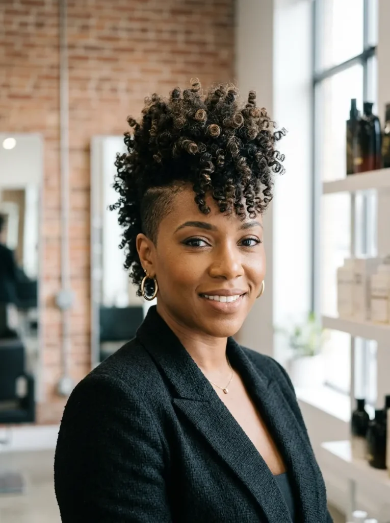 Curly mohawk