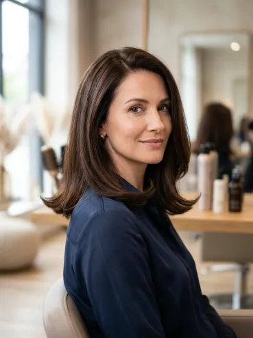 Dark brown lob