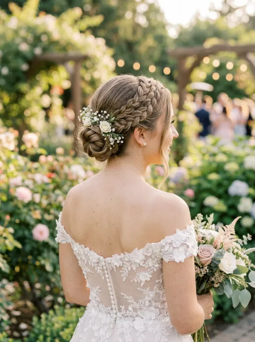 Double braided crown