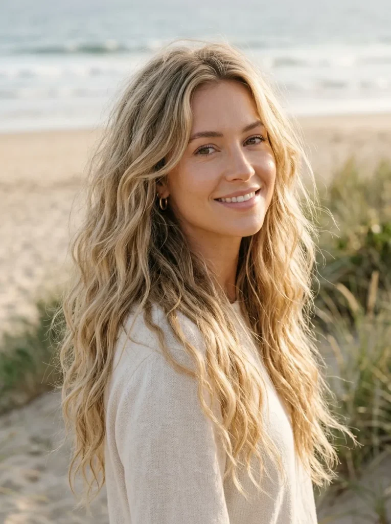 Effortless beach waves