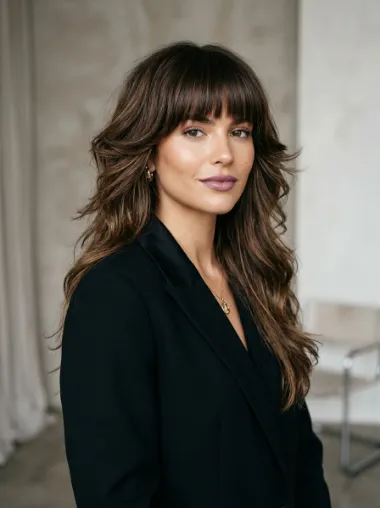Full fringe butterfly cut
