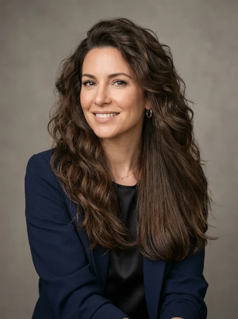 Half head perm for volume