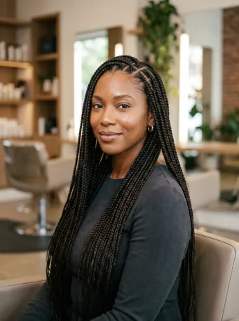Knotless braids