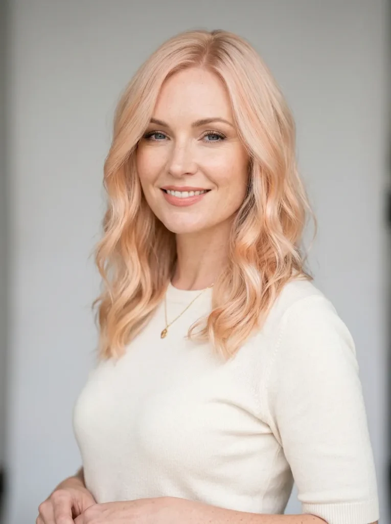 Light strawberry blonde