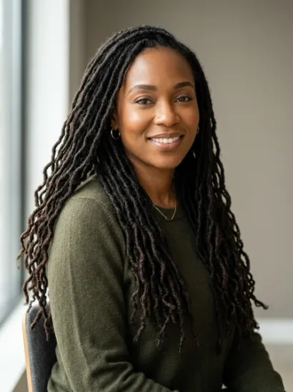 Loose locs down