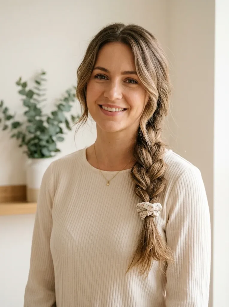 Loose side braid