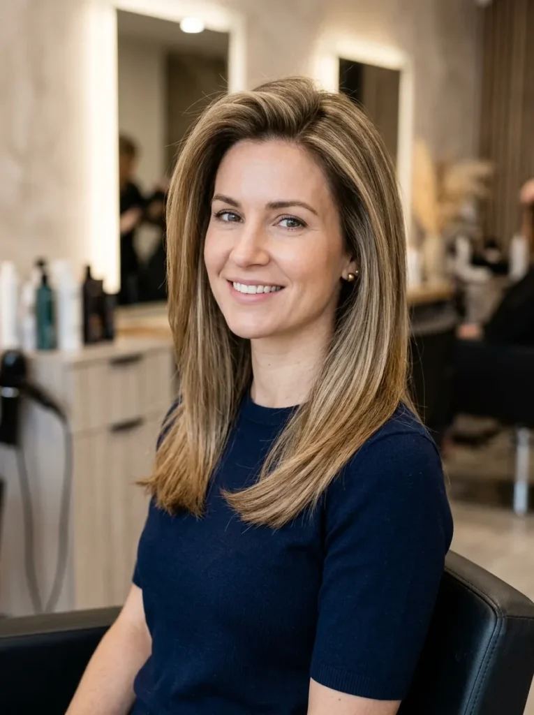 Modern root perm