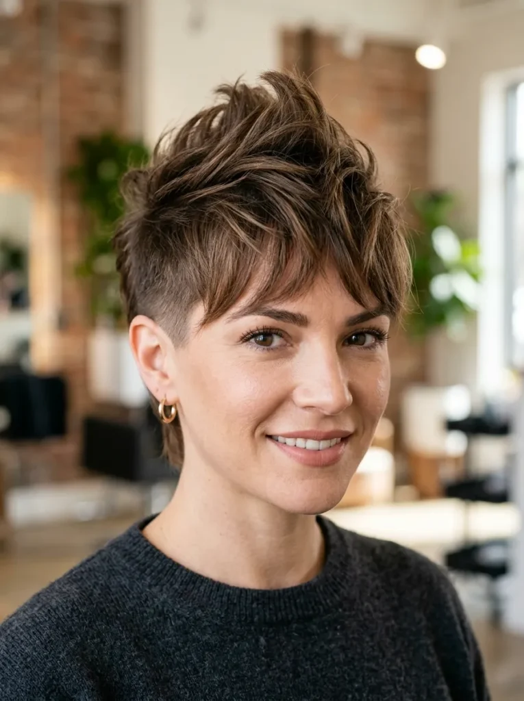 Mohawk with bangs