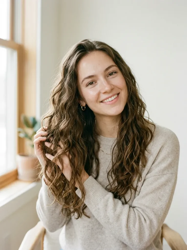 Natural air dried waves