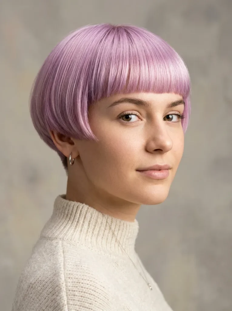 Pastel bowl cut