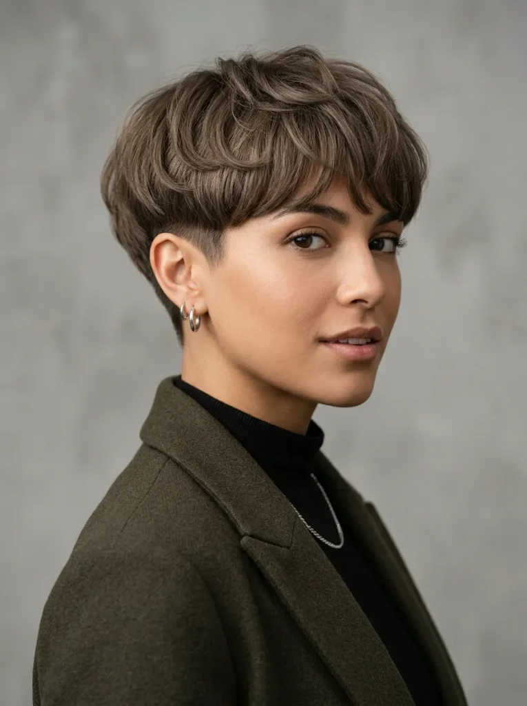 Pixie bowl cut hybrid