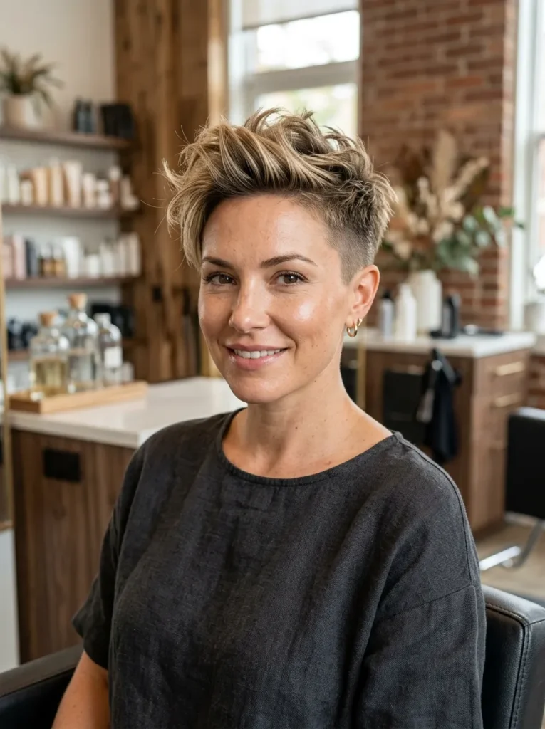 Pixie mohawk