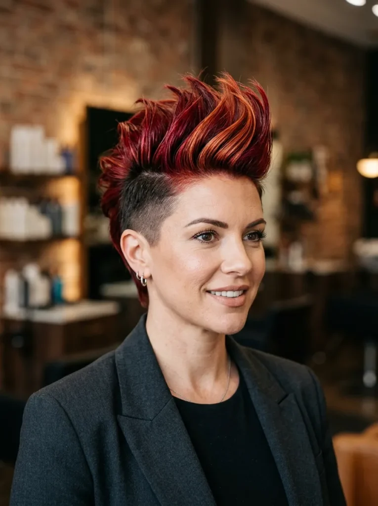Red mohawk