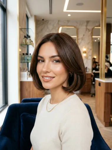 Rounded bob