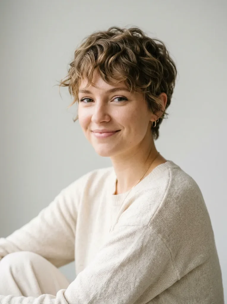 Short wavy pixie