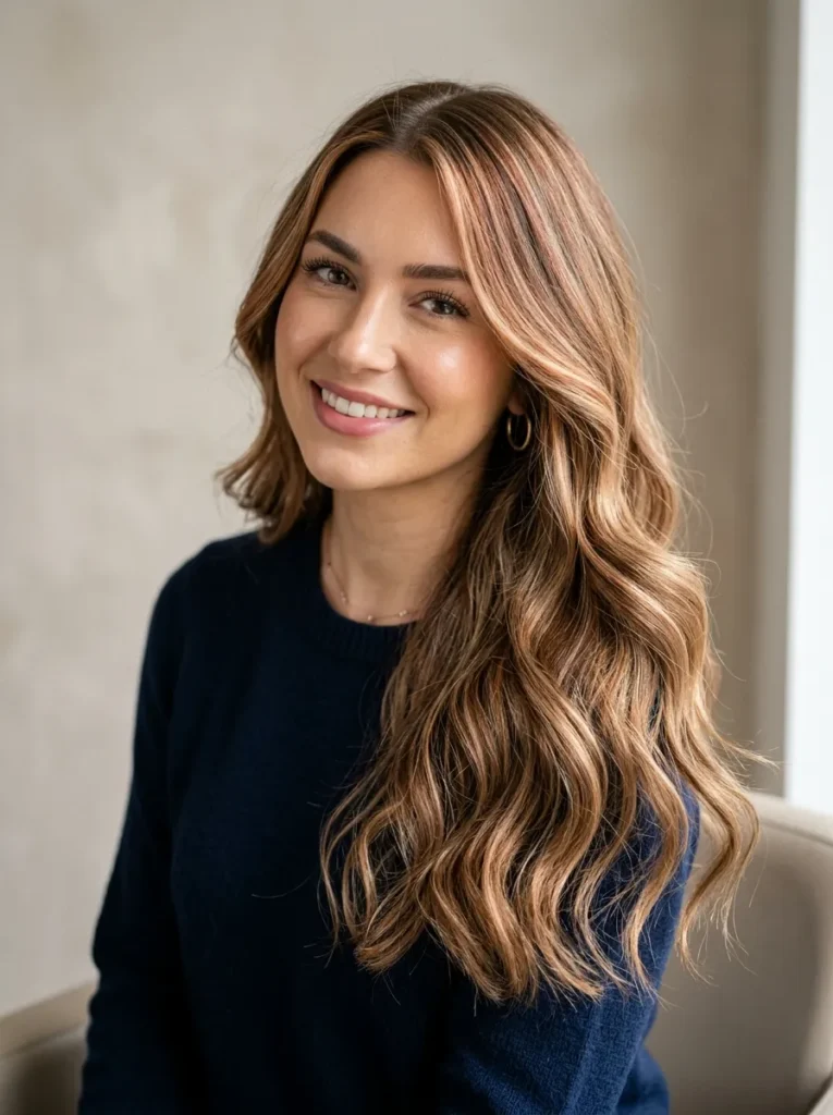 Strawberry blonde highlights