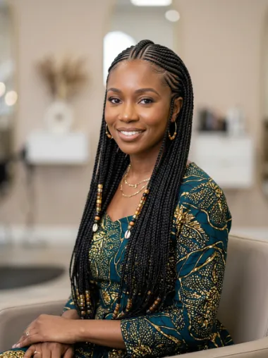 Traditional fulani braids