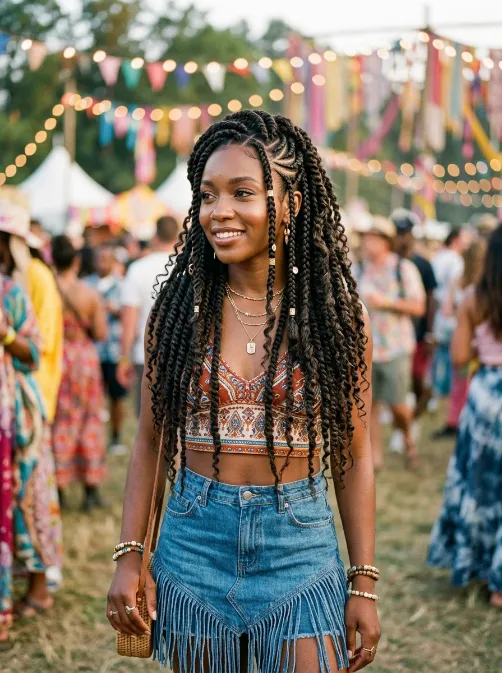 Twisted braid combo