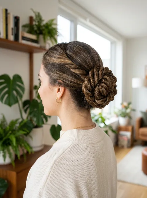 Twisted bun