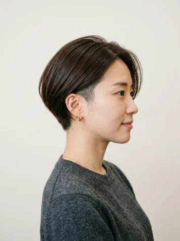 Undercut layered bob