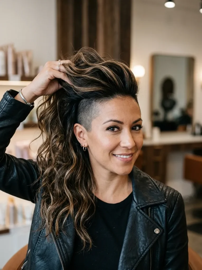 Undercut mohawk