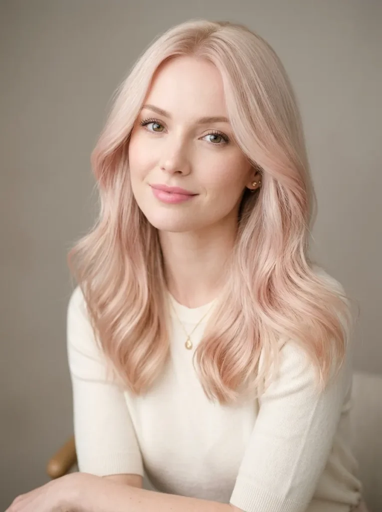 Vanilla strawberry blonde