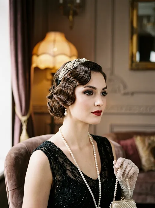 Vintage finger waves