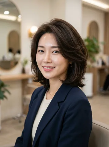 Voluminous layered bob