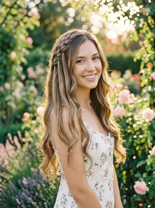 Waterfall braid