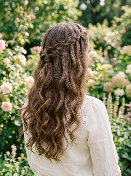 Waterfall braid