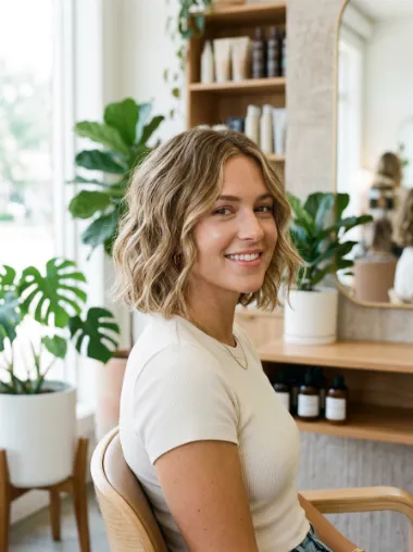 Wavy bob