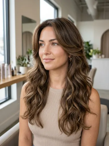 Wavy butterfly cut
