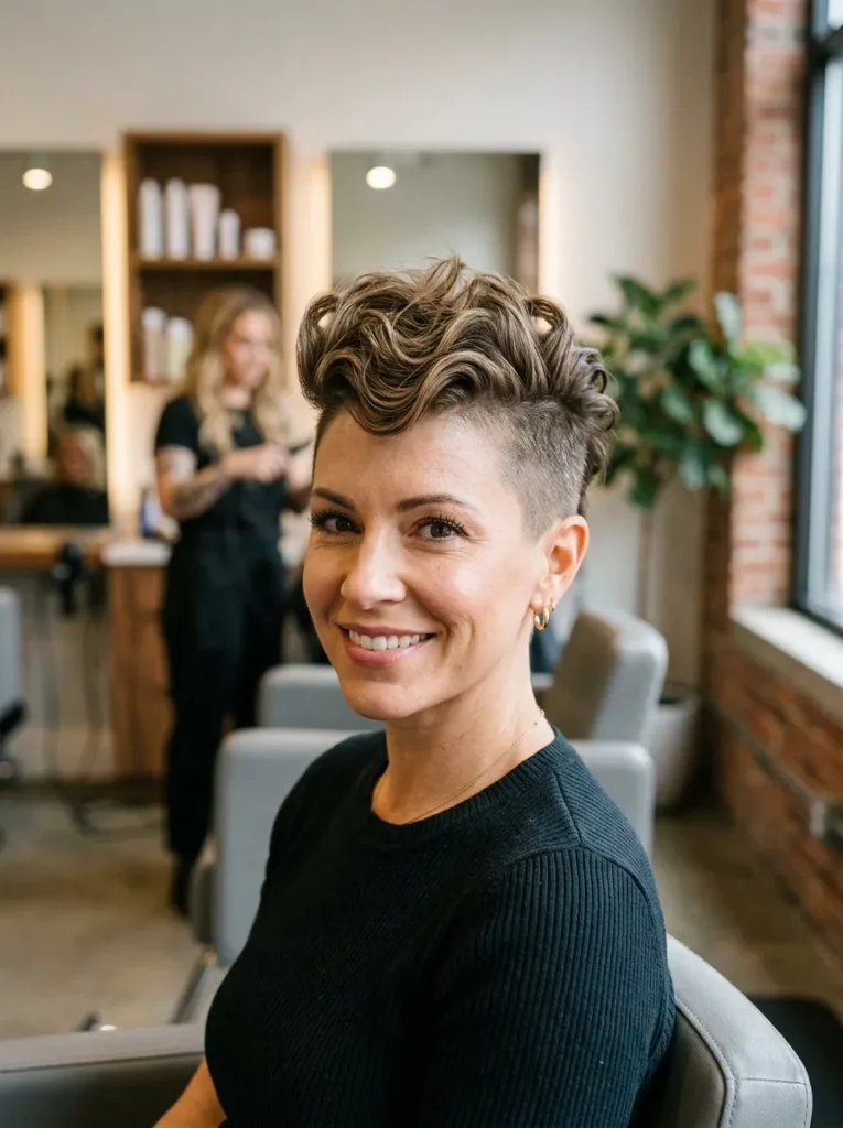 Wavy mohawk
