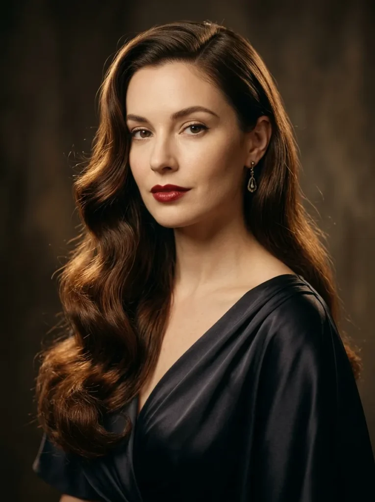 Classic old hollywood waves