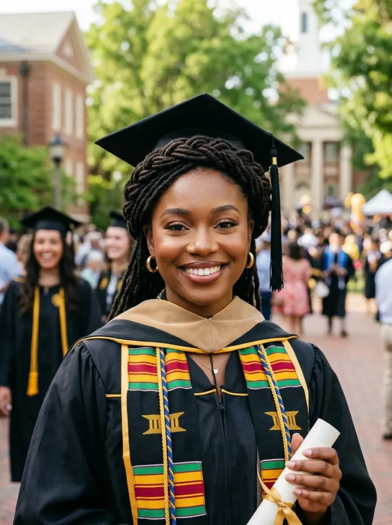 Graduation day crown twist