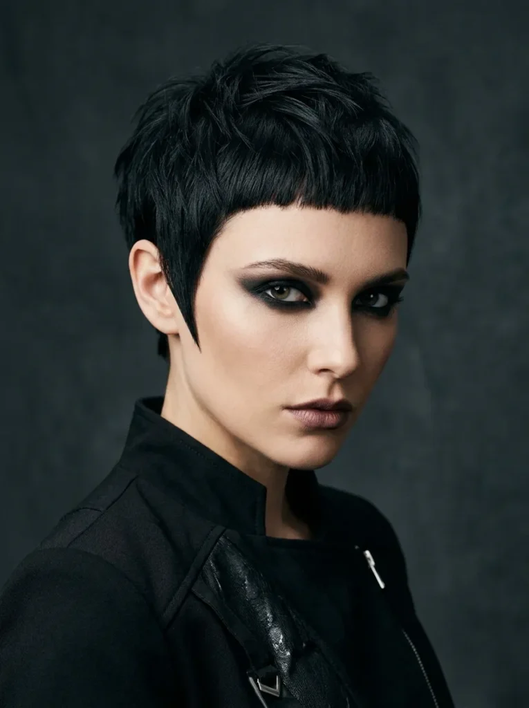 Pixie with a micro fringe