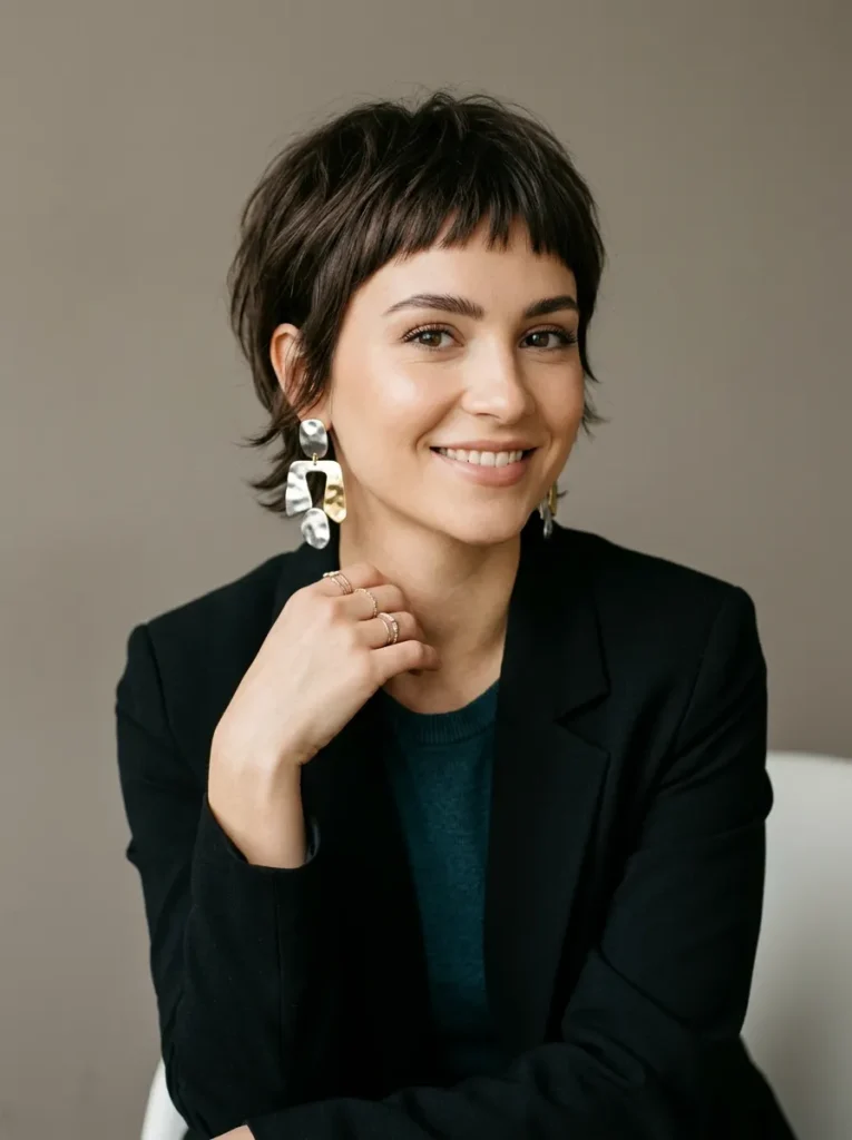 The bixie with micro bangs
