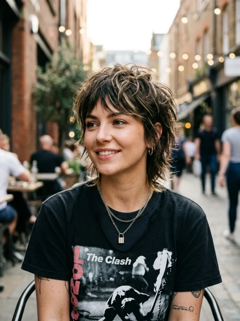 The choppy shag pixie