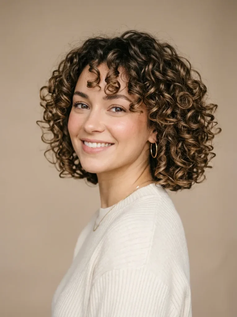 The curly bob