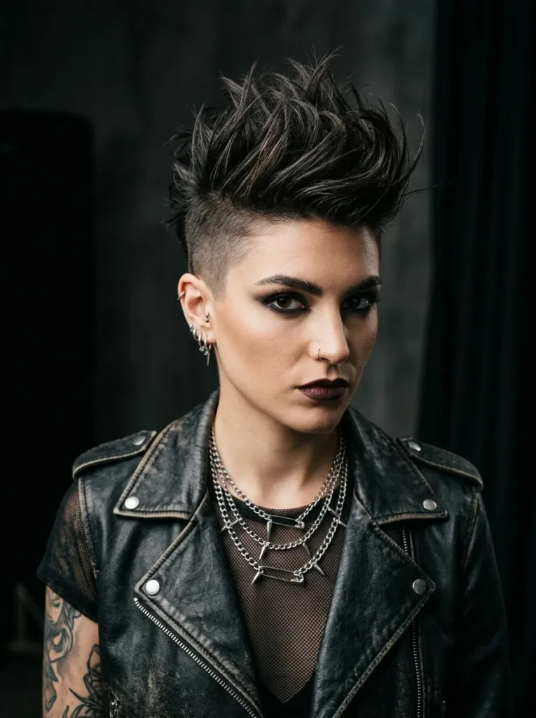 The faux hawk pixie