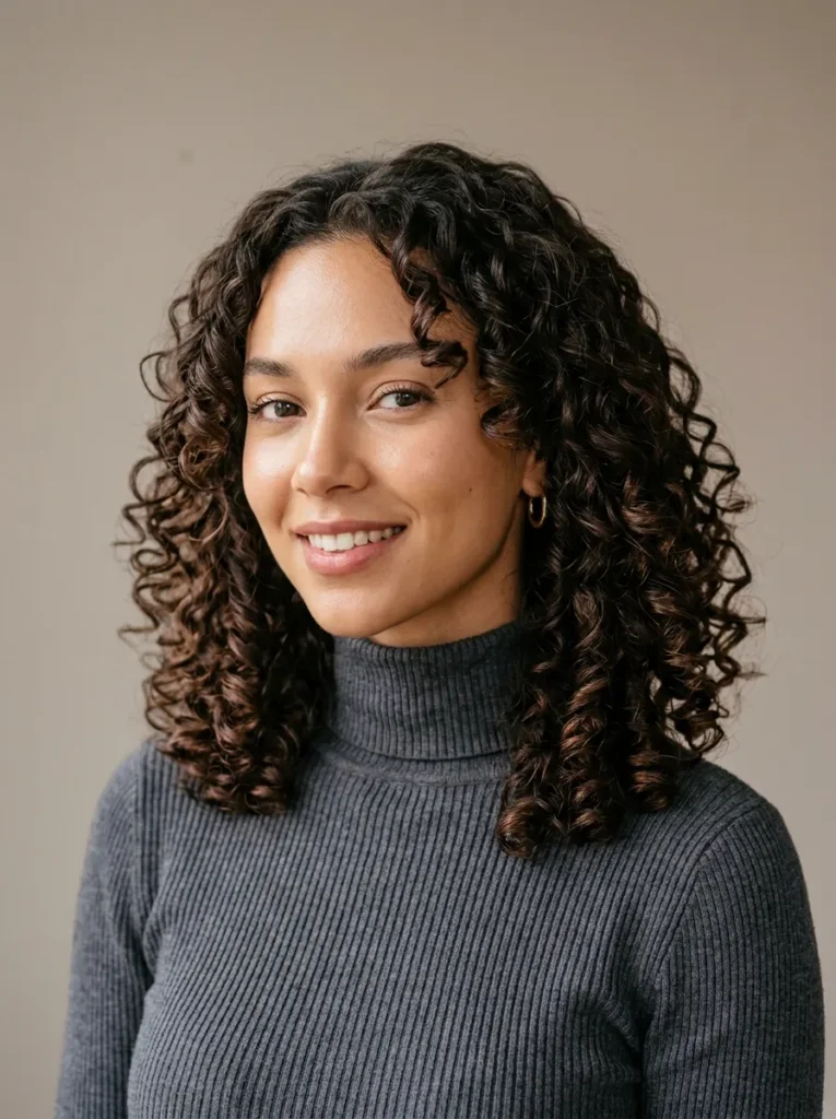 The lob with curls