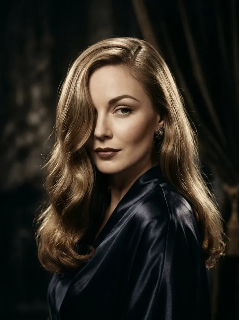Veronica lake peekaboo waves