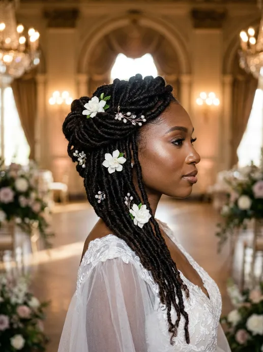 Wedding updo